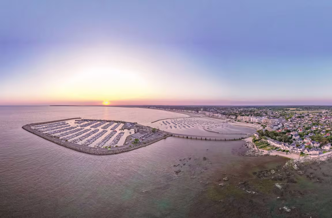 Vue aérienne de Pornichet